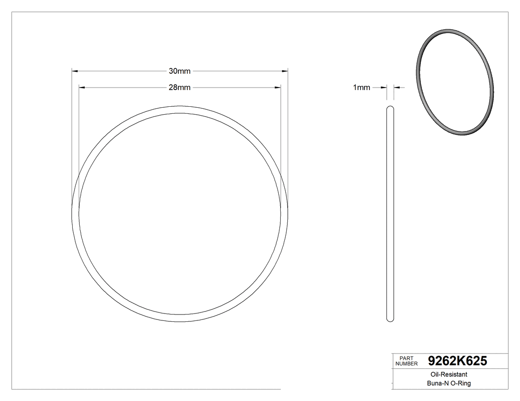 Technical drawing - 9262K625